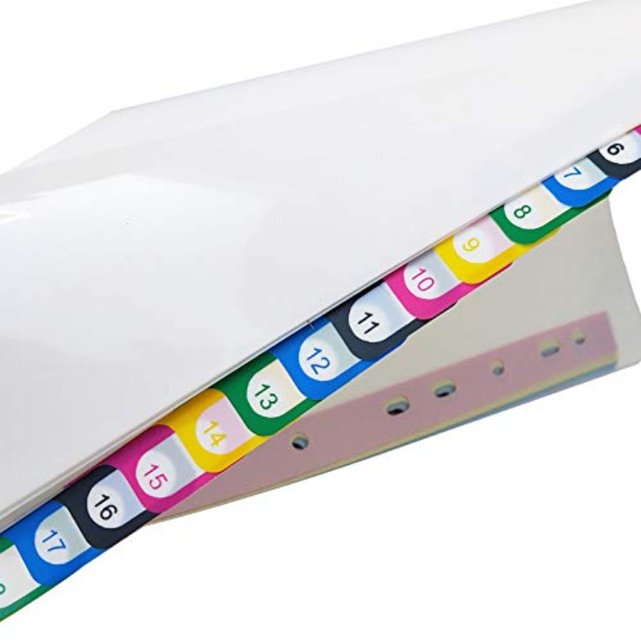 A4 Plastic Binder Index Tab Di - Tab Divider A4 评论和价格