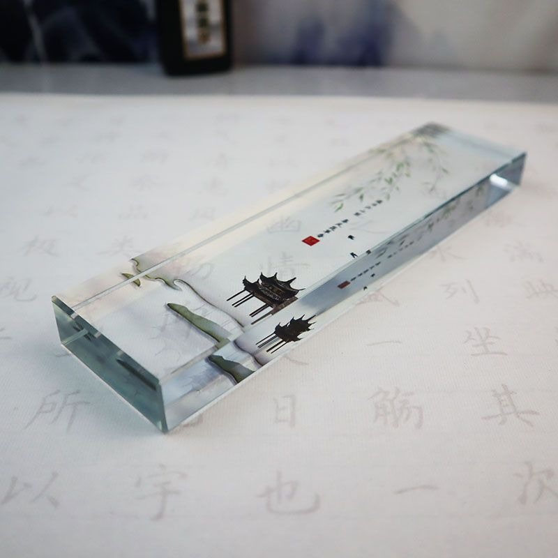 Glass Paperweight Traditional  - Book Weight Glass 评论和价格