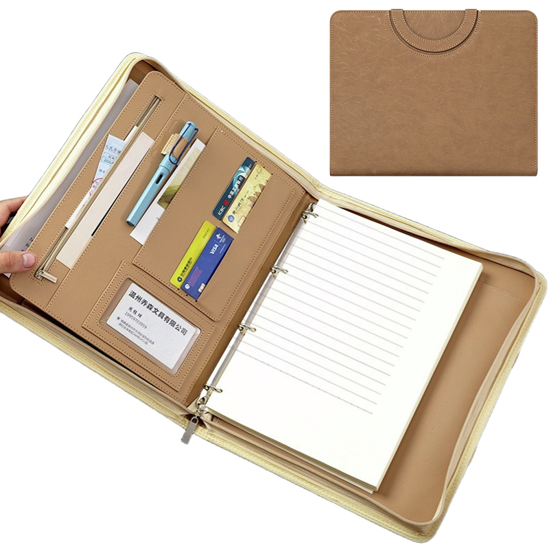 Multifunctional A4 PU Leather  - Binder A4 Lever 评论和价格