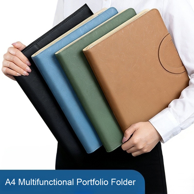 Multifunctional A4 PU Leather  - Binder A4 Lever 评论和价格