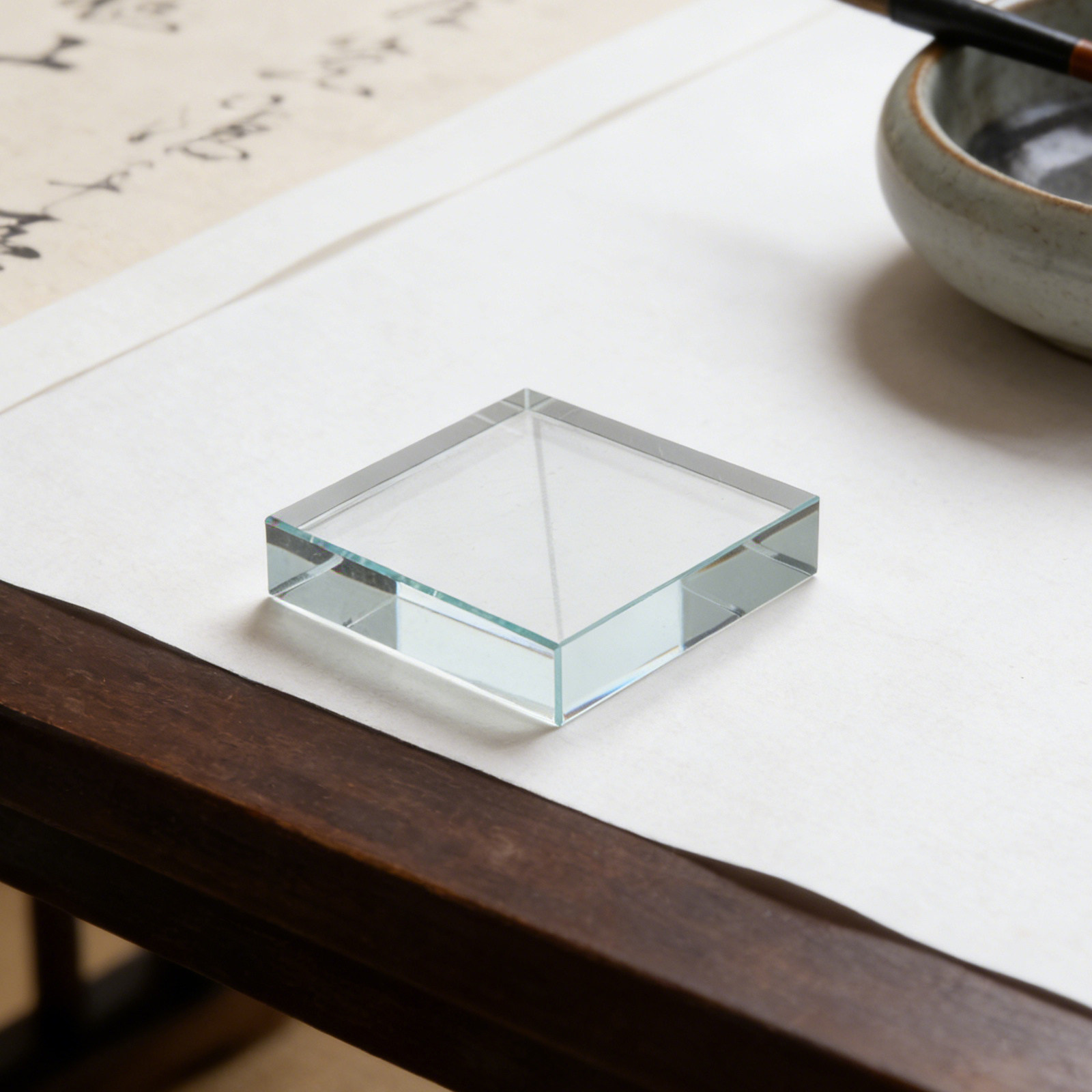 Transparent Square Paperweight - Paper Weight Crystal 评论和价格