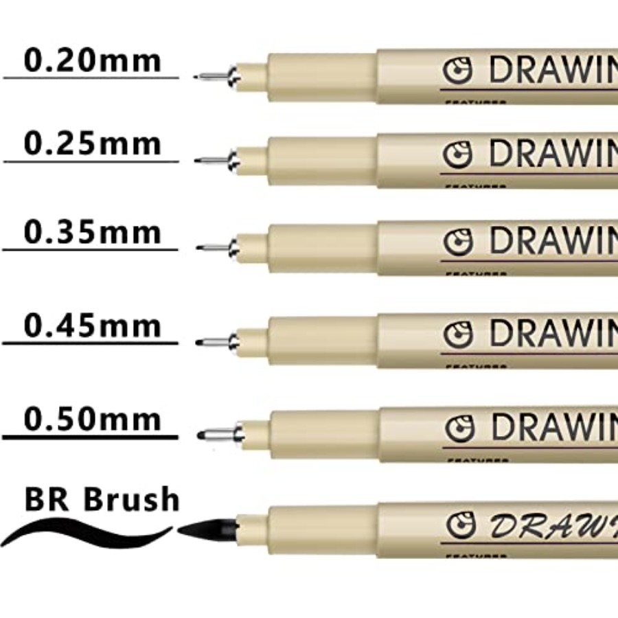 Muchcute Micro liner Drawing A - Archive Box Set 评论和价格