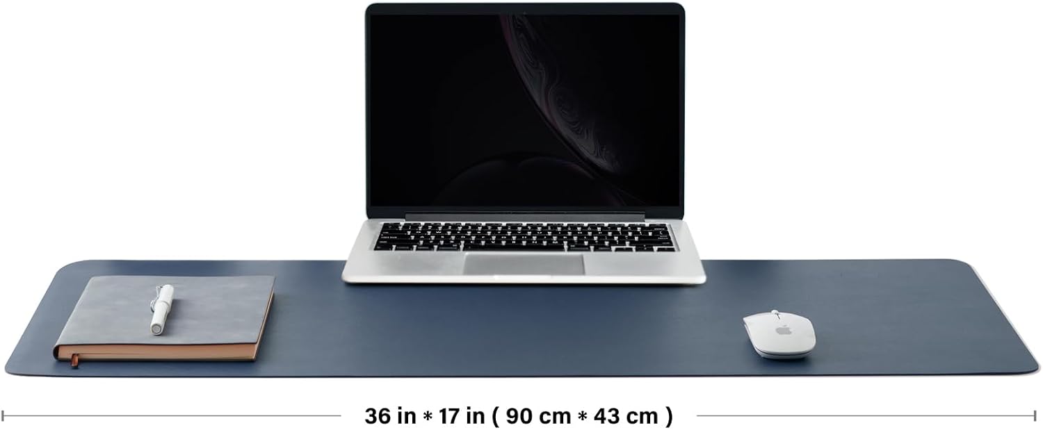 Cork Desk Mat Dual-Sided Desk  - Leather Desk Pad 评论和价格