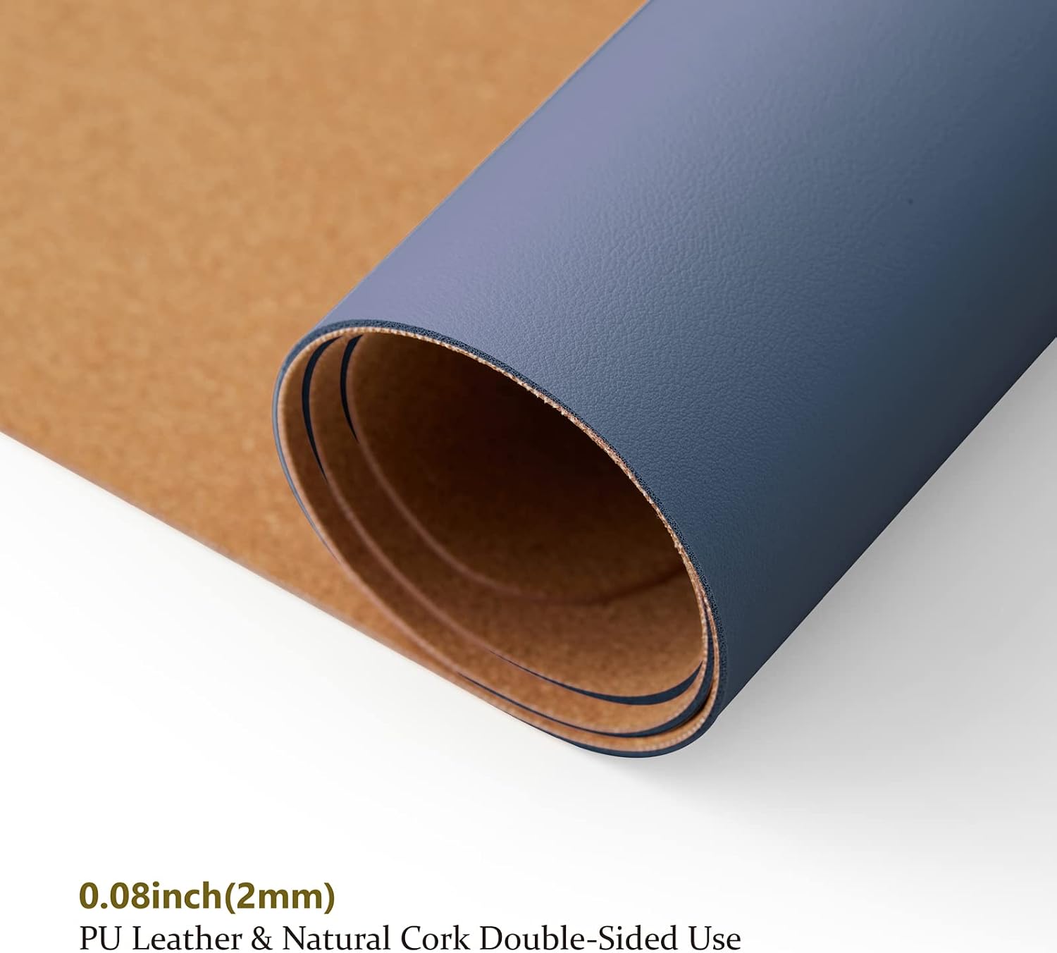 Cork Desk Mat Dual-Sided Desk  - Leather Desk Pad 评论和价格