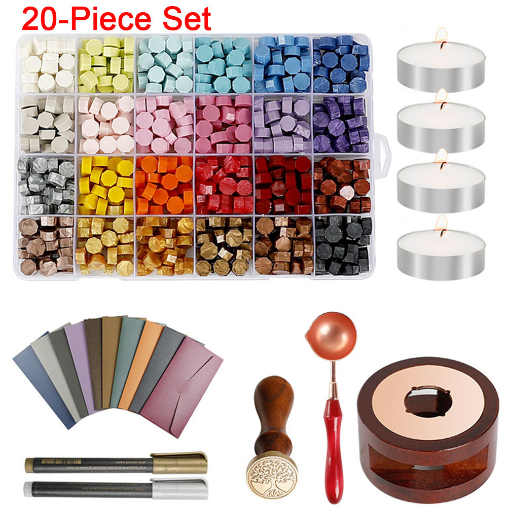 20pcs/set Wax Seal Stamp Set w - Wax Seal Stamp Set 评论和价格