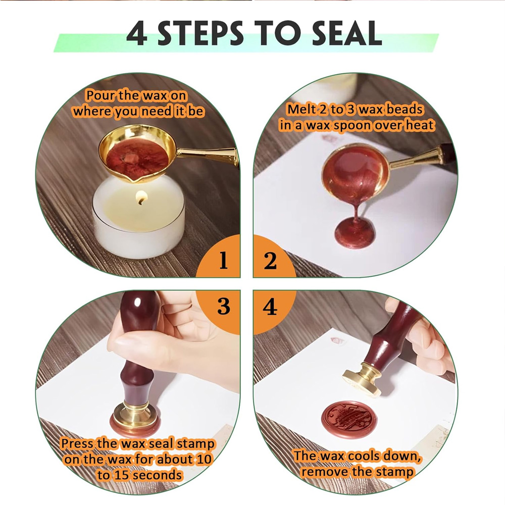 20pcs/set Wax Seal Stamp Set w - Wax Seal Stamp Set 评论和价格