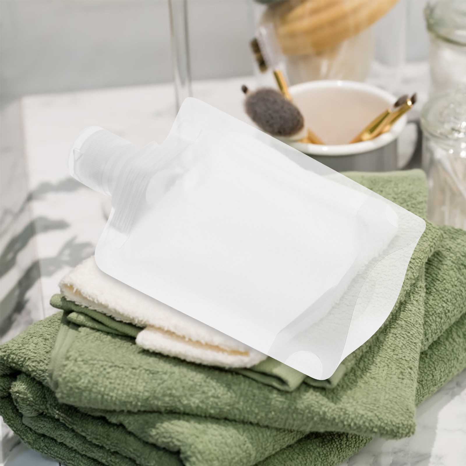 1Set Travel Lotion Storage Bag - Gel Refill Pack 评论和价格