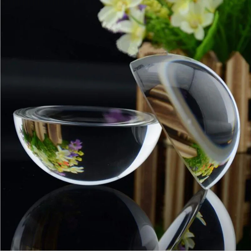 Crystal Hemisphere Glass Half  - Paper Weight Crystal 评论和价格