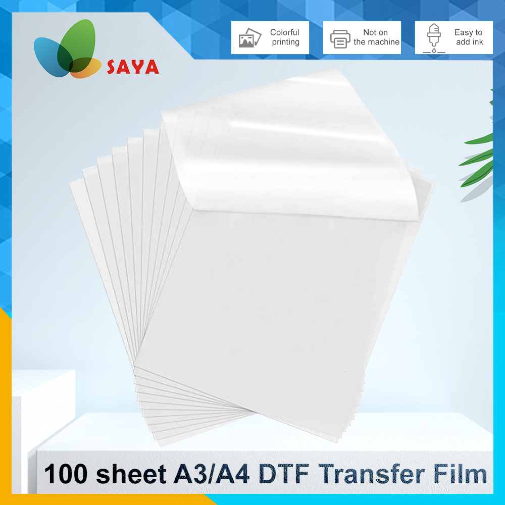 50/100 Pcs DTF Film A3/A4 Doub - Ink Blotter Paper 评论和价格