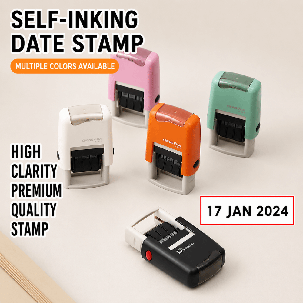 Automatic Ink Return Day-month - Rubber Date Stamp 评论和价格