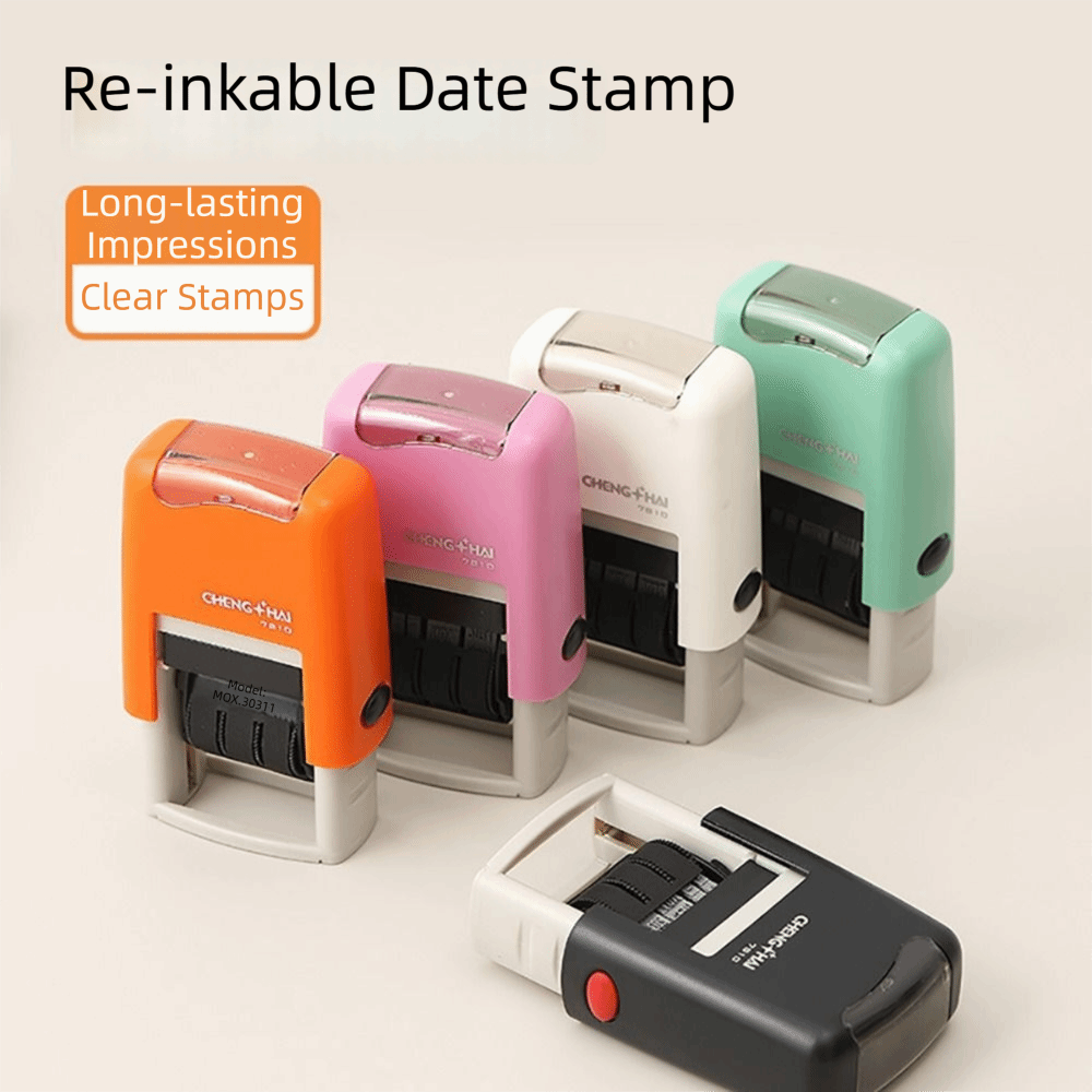Automatic Ink Return Day-month - Rubber Date Stamp 评论和价格