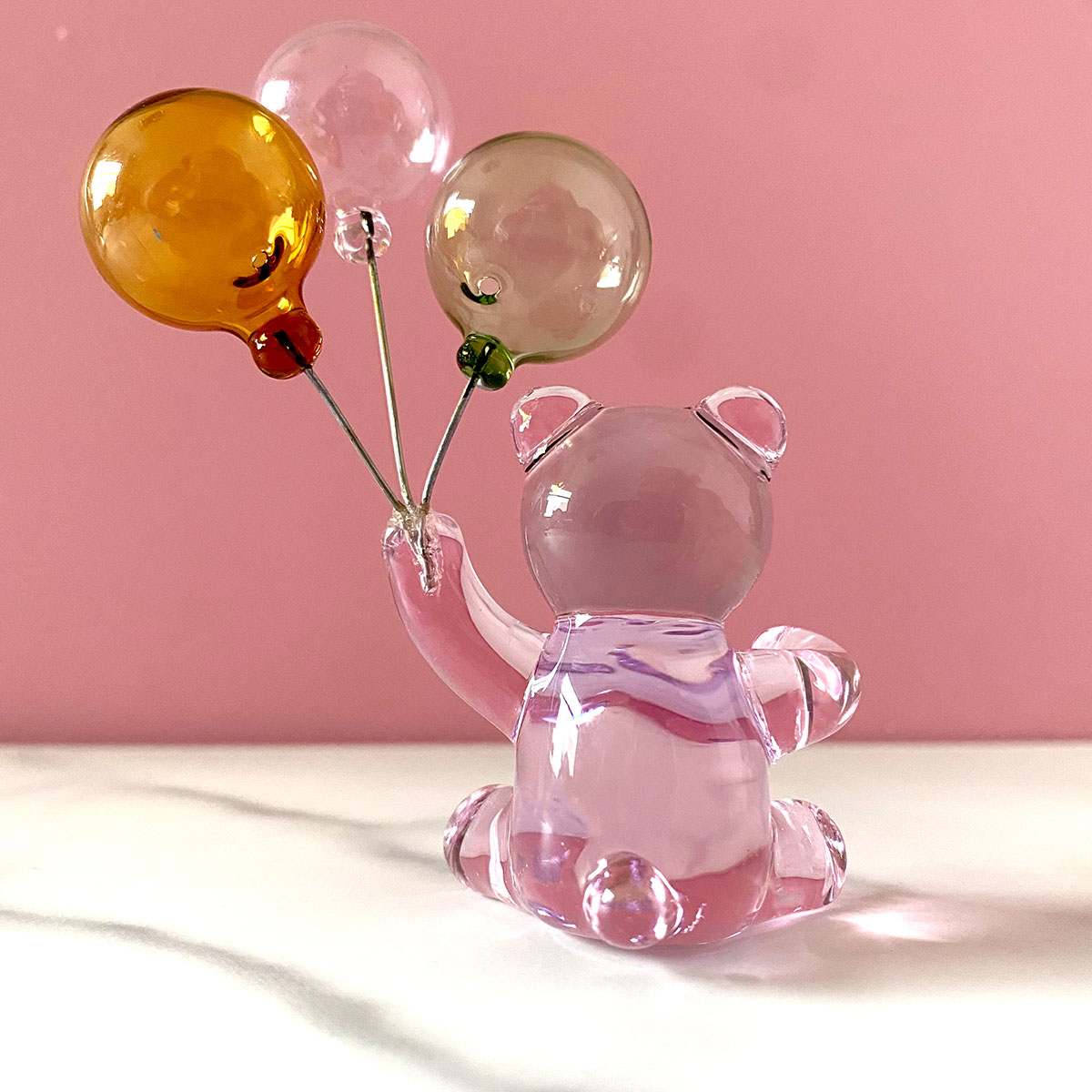 Crystal Bear Figurine with Thr - Paper Weight Crystal 评论和价格