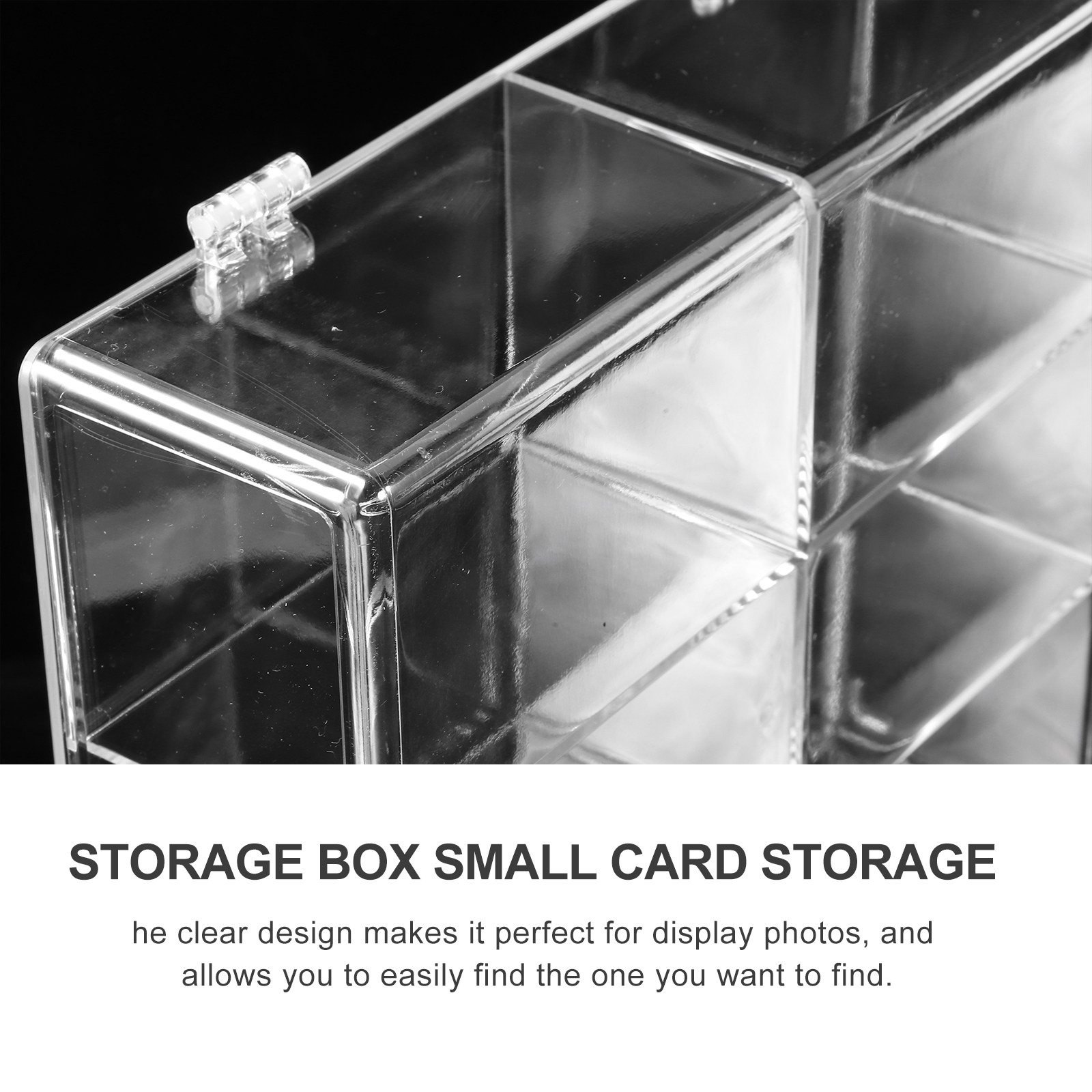 Clear Multipurpose Plastic Sto - Card Index Box 评论和价格