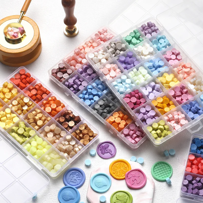 Retro Sealing Wax Beads Set 10 - Wax Seal Stamp Set 评论和价格