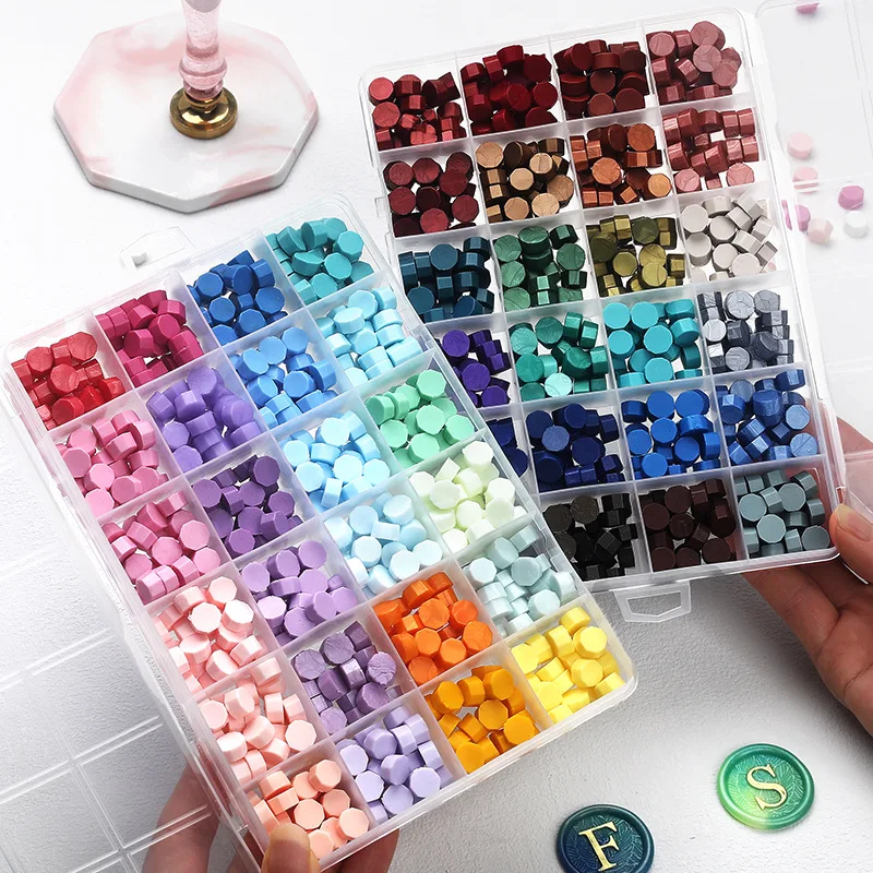 Retro Sealing Wax Beads Set 10 - Wax Seal Stamp Set 评论和价格
