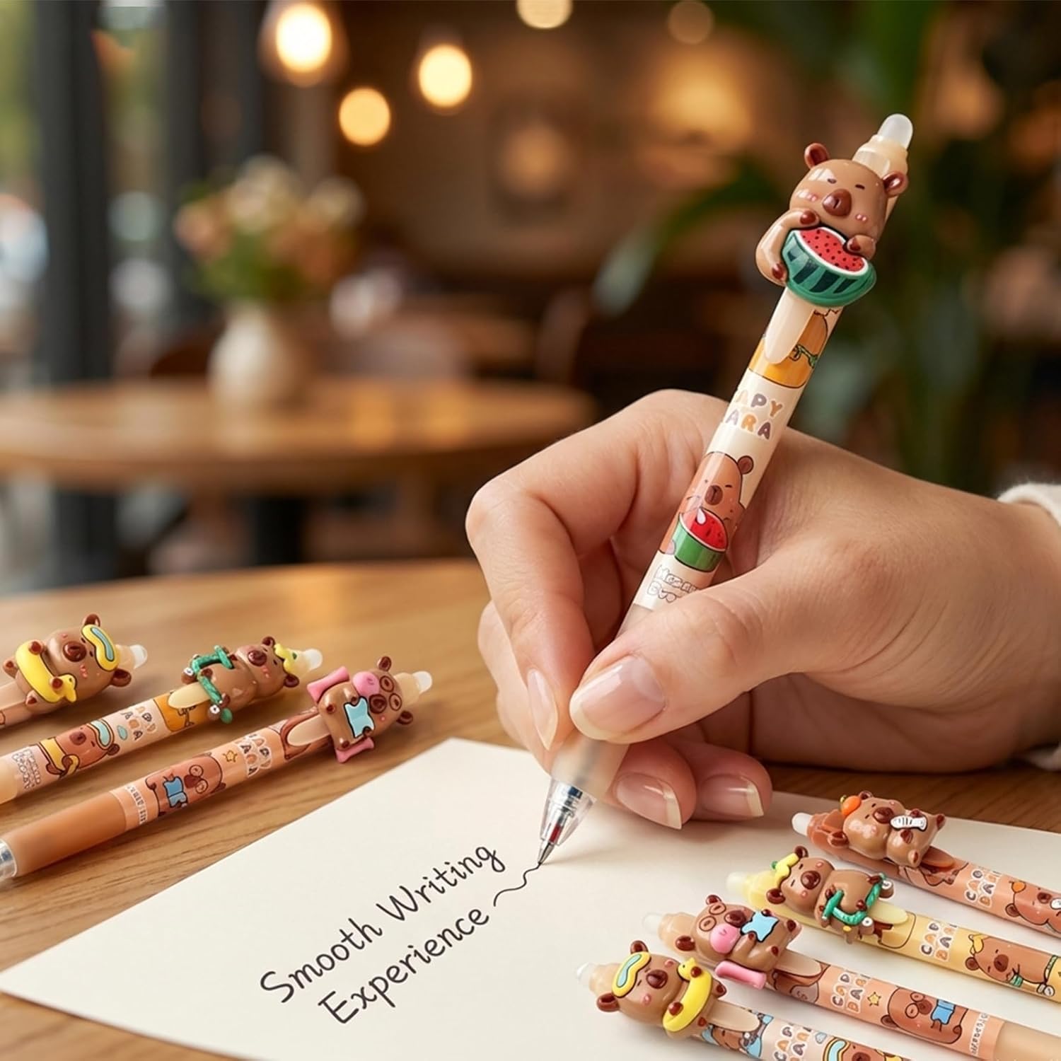 Cute Capybara Erasable Pens, 0 - Correction Pen Fine 评论和价格