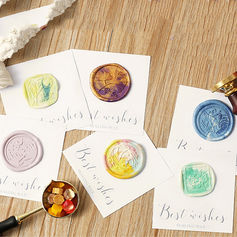 100 Pcs Vintage Wax Seal for S - Wax Seal Stamp Set 评论和价格