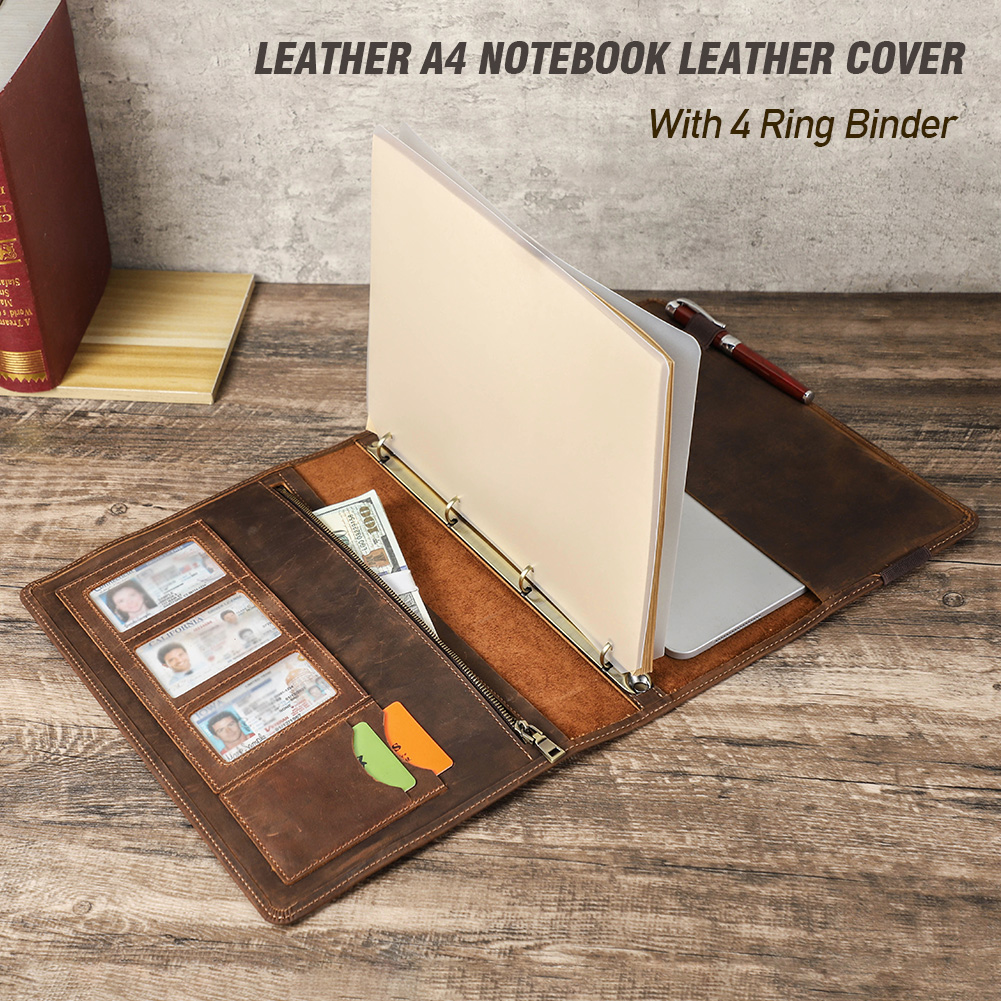 Luxury Retro Business A4 Noteb - Binder A4 Lever 评论和价格