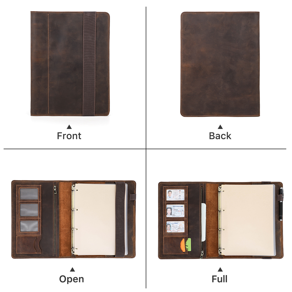 Luxury Retro Business A4 Noteb - Binder A4 Lever 评论和价格