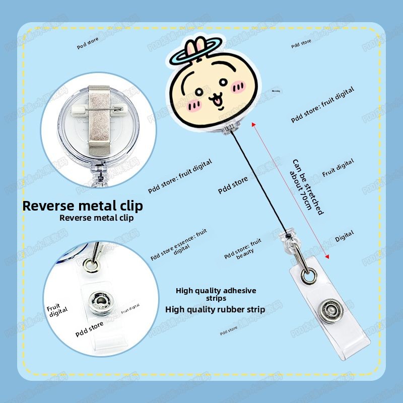 jiyi Retractable Badge Reel Ka - Index Card Holder 评论和价格